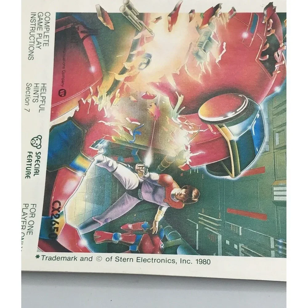 Berzerk (Atari 2600, 1982) By‎ Atari (Cartridge & Manual)